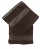 Bamboo ručník BERLIN 70x140 - tm. hnědá